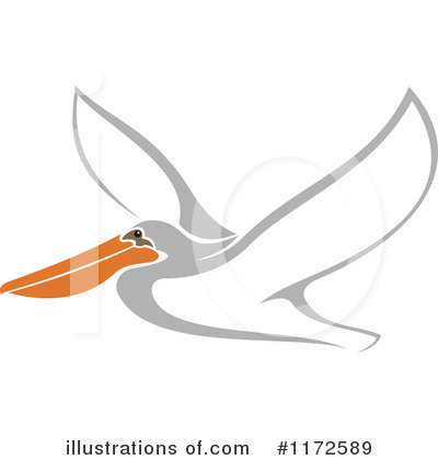 Pelican Clipart #1172589 by Vector Tradition SM