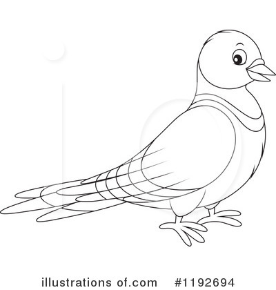 Royalty-Free (RF) Bird Clipart Illustration by Alex Bannykh - Stock Sample #1192694