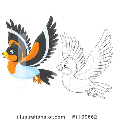 Royalty-Free (RF) Bird Clipart Illustration by Alex Bannykh - Stock Sample #1199662