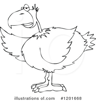 Royalty-Free (RF) Bird Clipart Illustration by djart - Stock Sample #1201668