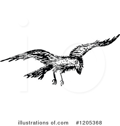 Royalty-Free (RF) Bird Clipart Illustration by Prawny Vintage - Stock Sample #1205368