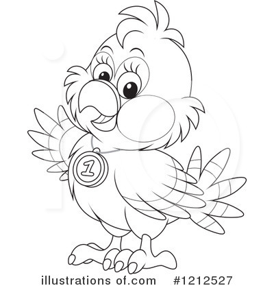 Royalty-Free (RF) Bird Clipart Illustration by Alex Bannykh - Stock Sample #1212527