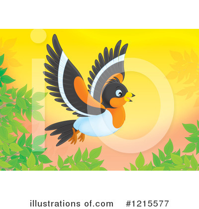 Royalty-Free (RF) Bird Clipart Illustration by Alex Bannykh - Stock Sample #1215577