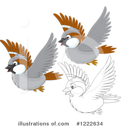 Royalty-Free (RF) Bird Clipart Illustration by Alex Bannykh - Stock Sample #1222634