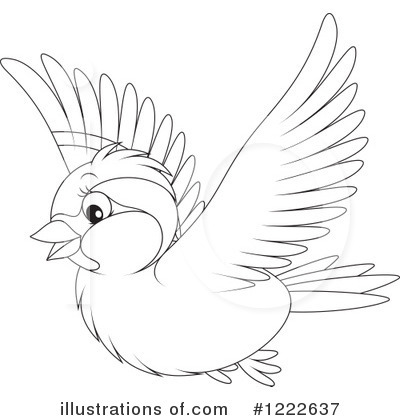 Royalty-Free (RF) Bird Clipart Illustration by Alex Bannykh - Stock Sample #1222637
