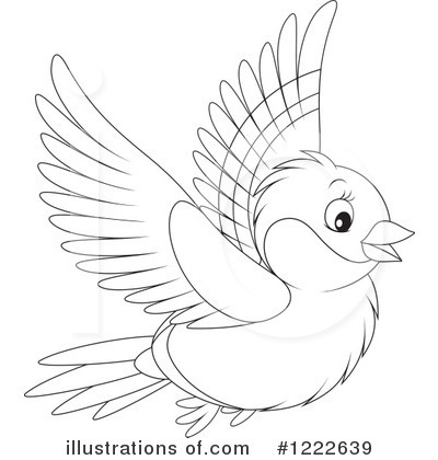 Royalty-Free (RF) Bird Clipart Illustration by Alex Bannykh - Stock Sample #1222639