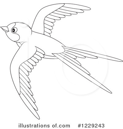 Royalty-Free (RF) Bird Clipart Illustration by Alex Bannykh - Stock Sample #1229243