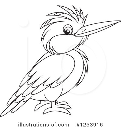 Kingfisher Clipart #1253916 by Alex Bannykh