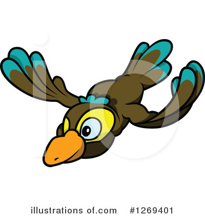 Royalty-Free (RF) Bird Clipart Illustration by dero - Stock Sample #1269401