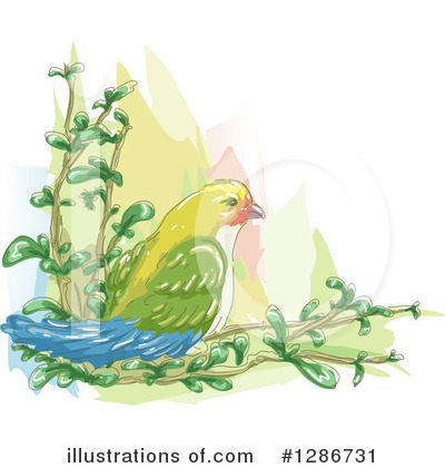 Love Birds Clipart #1286731 by BNP Design Studio