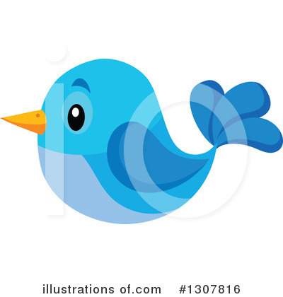 Royalty-Free (RF) Bird Clipart Illustration by visekart - Stock Sample #1307816