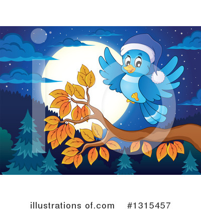 Blue Bird Clipart #1315457 by visekart