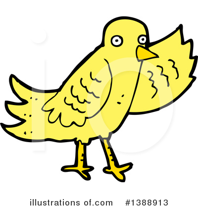 Royalty-Free (RF) Bird Clipart Illustration by lineartestpilot - Stock Sample #1388913