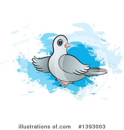 Dove Clipart #1393003 by Lal Perera