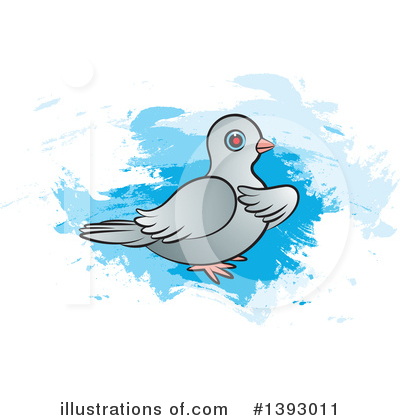 Dove Clipart #1393011 by Lal Perera
