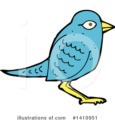 Royalty-Free (RF) Bird Clipart Illustration by lineartestpilot - Stock Sample #1410951