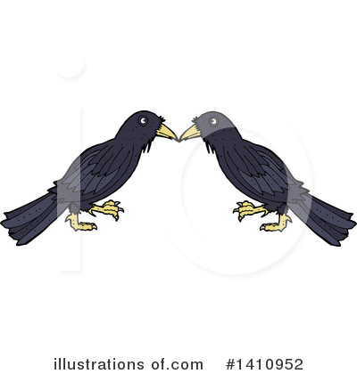 Crow Clipart #1410952 by lineartestpilot