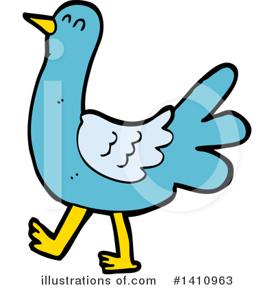 Royalty-Free (RF) Bird Clipart Illustration by lineartestpilot - Stock Sample #1410963