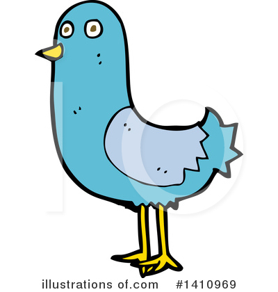 Royalty-Free (RF) Bird Clipart Illustration by lineartestpilot - Stock Sample #1410969