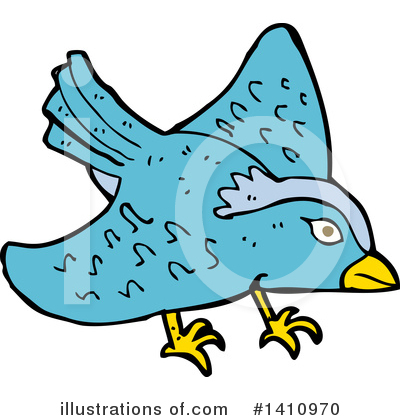 Royalty-Free (RF) Bird Clipart Illustration by lineartestpilot - Stock Sample #1410970