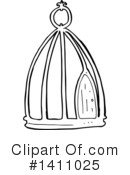 Bird Clipart #1411025 by lineartestpilot