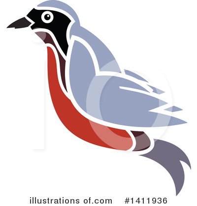 Royalty-Free (RF) Bird Clipart Illustration by dero - Stock Sample #1411936