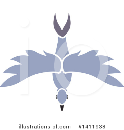 Royalty-Free (RF) Bird Clipart Illustration by dero - Stock Sample #1411938