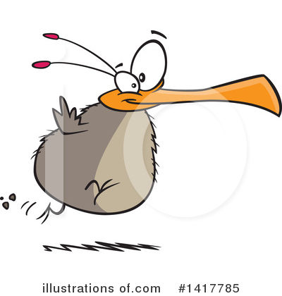 Royalty-Free (RF) Bird Clipart Illustration by toonaday - Stock Sample #1417785