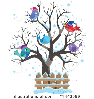 Royalty-Free (RF) Bird Clipart Illustration by visekart - Stock Sample #1443589