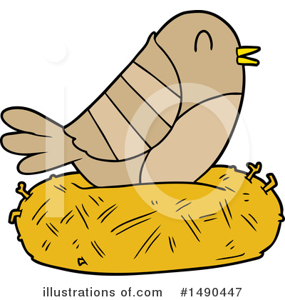 Royalty-Free (RF) Bird Clipart Illustration by lineartestpilot - Stock Sample #1490447