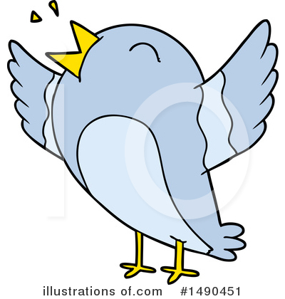 Royalty-Free (RF) Bird Clipart Illustration by lineartestpilot - Stock Sample #1490451