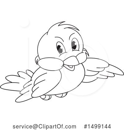 Royalty-Free (RF) Bird Clipart Illustration by Lal Perera - Stock Sample #1499144