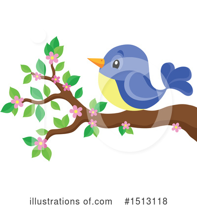 Royalty-Free (RF) Bird Clipart Illustration by visekart - Stock Sample #1513118