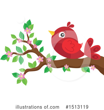 Royalty-Free (RF) Bird Clipart Illustration by visekart - Stock Sample #1513119