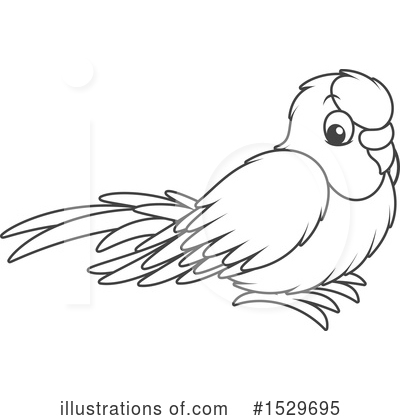 Parakeet Clipart #1529695 by Alex Bannykh