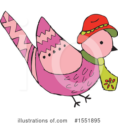 Royalty-Free (RF) Bird Clipart Illustration by Cherie Reve - Stock Sample #1551895
