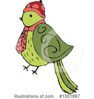 Royalty-Free (RF) Bird Clipart Illustration by Cherie Reve - Stock Sample #1551897