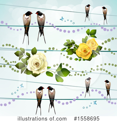 Royalty-Free (RF) Bird Clipart Illustration by merlinul - Stock Sample #1558695