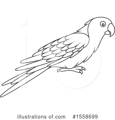 Royalty-Free (RF) Bird Clipart Illustration by Alex Bannykh - Stock Sample #1558699