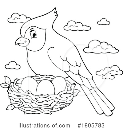 Royalty-Free (RF) Bird Clipart Illustration by visekart - Stock Sample #1605783