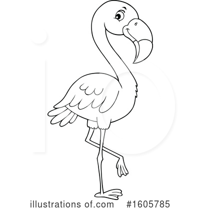 Royalty-Free (RF) Bird Clipart Illustration by visekart - Stock Sample #1605785