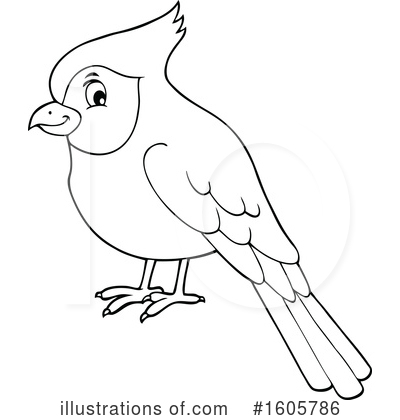 Royalty-Free (RF) Bird Clipart Illustration by visekart - Stock Sample #1605786