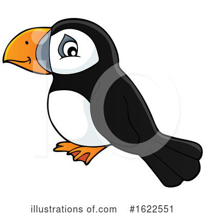Puffin Clipart #1622551 by visekart