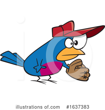 Royalty-Free (RF) Bird Clipart Illustration by toonaday - Stock Sample #1637383