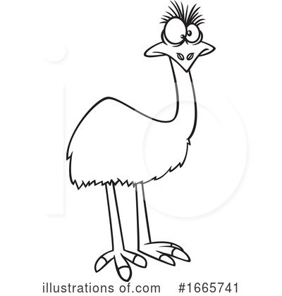 Royalty-Free (RF) Bird Clipart Illustration by toonaday - Stock Sample #1665741