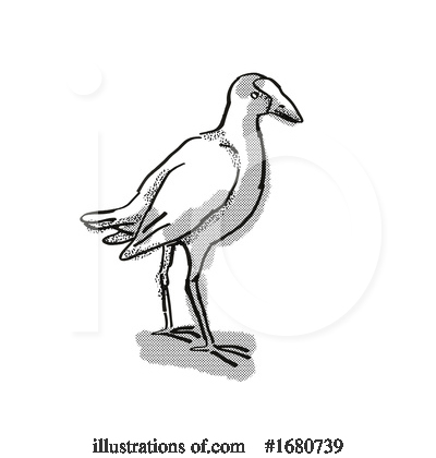 Royalty-Free (RF) Bird Clipart Illustration by patrimonio - Stock Sample #1680739