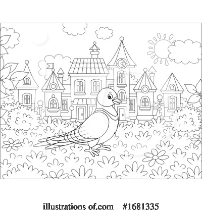 Royalty-Free (RF) Bird Clipart Illustration by Alex Bannykh - Stock Sample #1681335