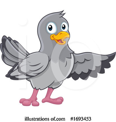 Pigeon Clipart #1693453 by AtStockIllustration