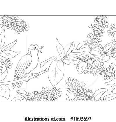 Royalty-Free (RF) Bird Clipart Illustration by Alex Bannykh - Stock Sample #1695697