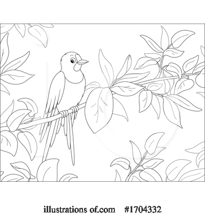 Royalty-Free (RF) Bird Clipart Illustration by Alex Bannykh - Stock Sample #1704332